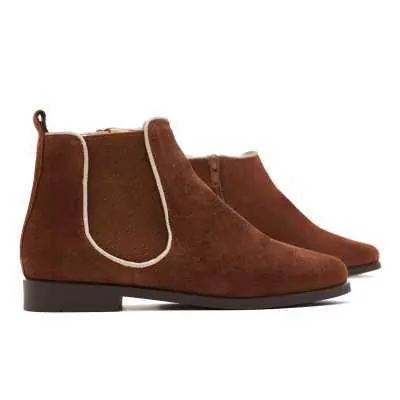 BOTÍN ELÁSTICO SERRAJE MARRÓN 2