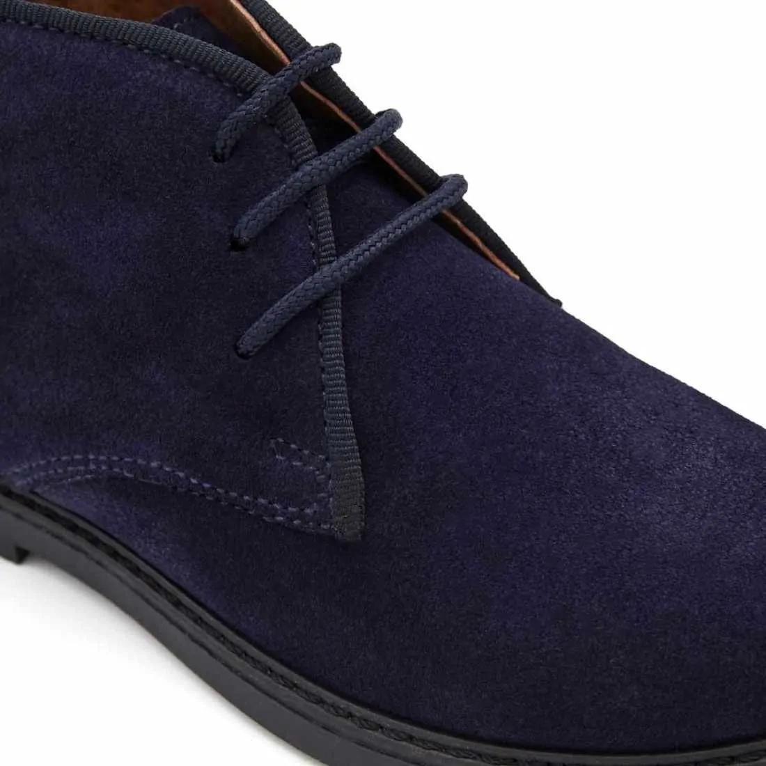 BOTAS NIÑO PIEL AZUL MARINO | Pasitrote