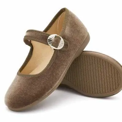 MERCEDITA TERCIOPELO HEBILLA OLIVA 2