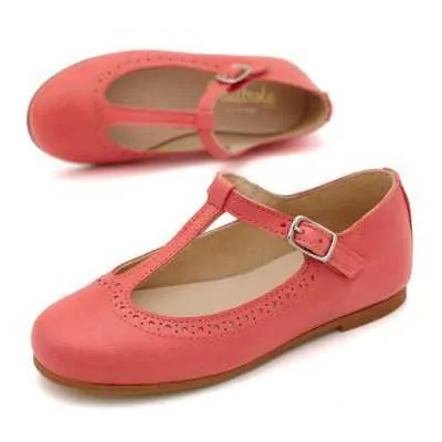 Mercedita Bebé color Coral, Talla 21 - Pasitrote 2