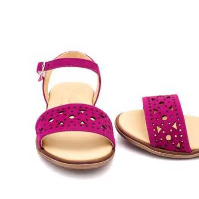 SANDALIA NIÑA ANTE ROSA FUCSIA 2