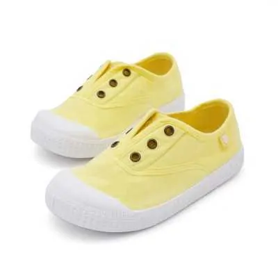 ZAPATILLA 100% ALGODÓN NIÑOS AMARILLO 2