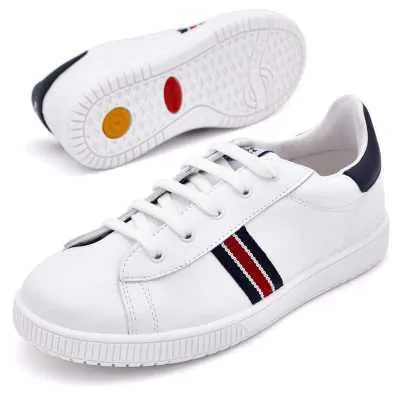 DEPORTIVA PIEL COMBINADO BLANCO 2
