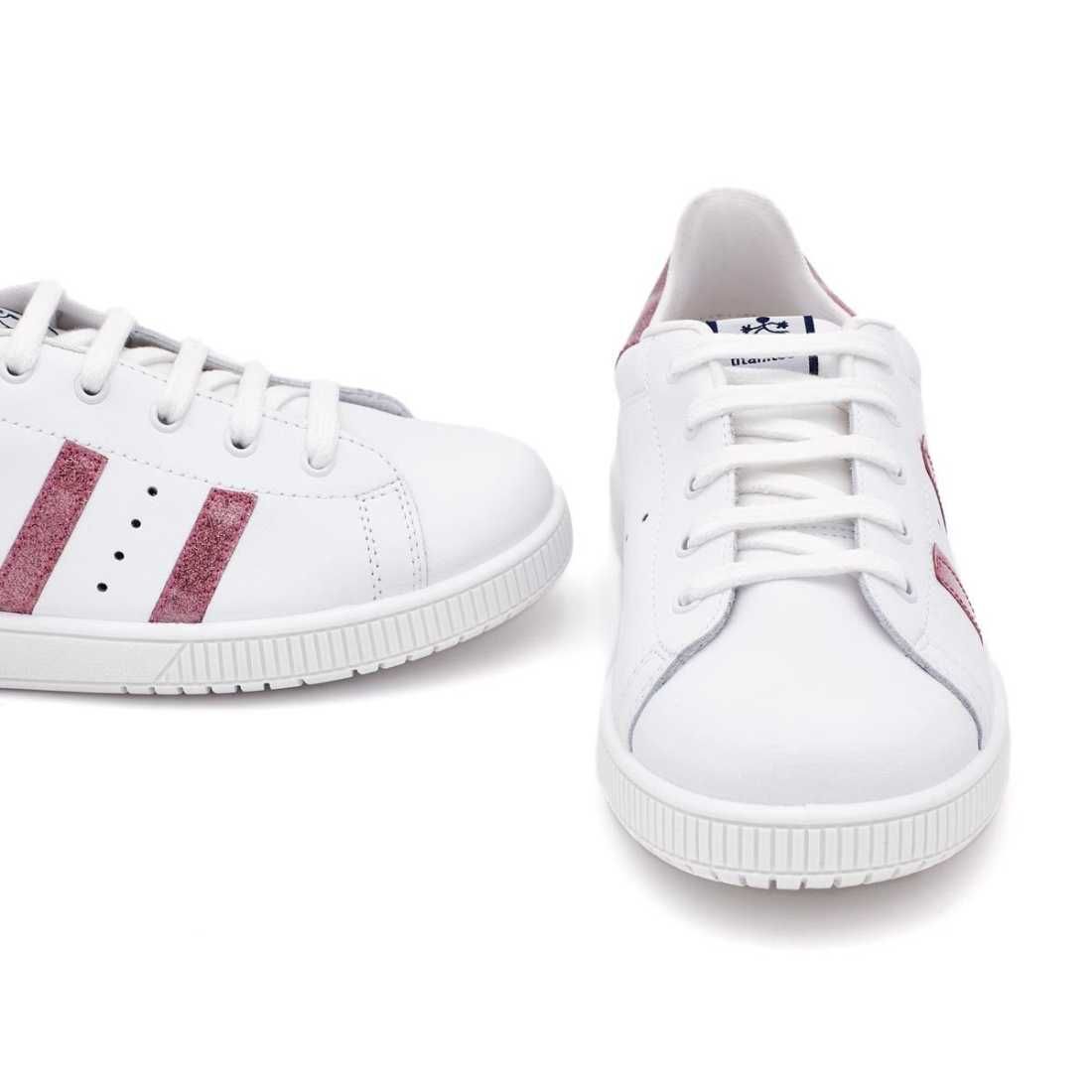 DEPORTIVA PIEL DETALLE ORO ROSA