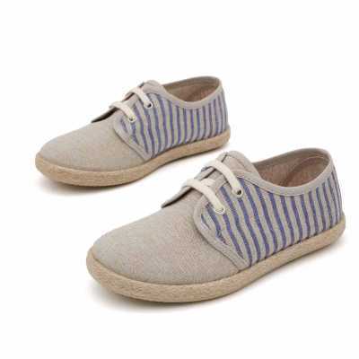 BLUCHER LONA RAYAS JEANS 2