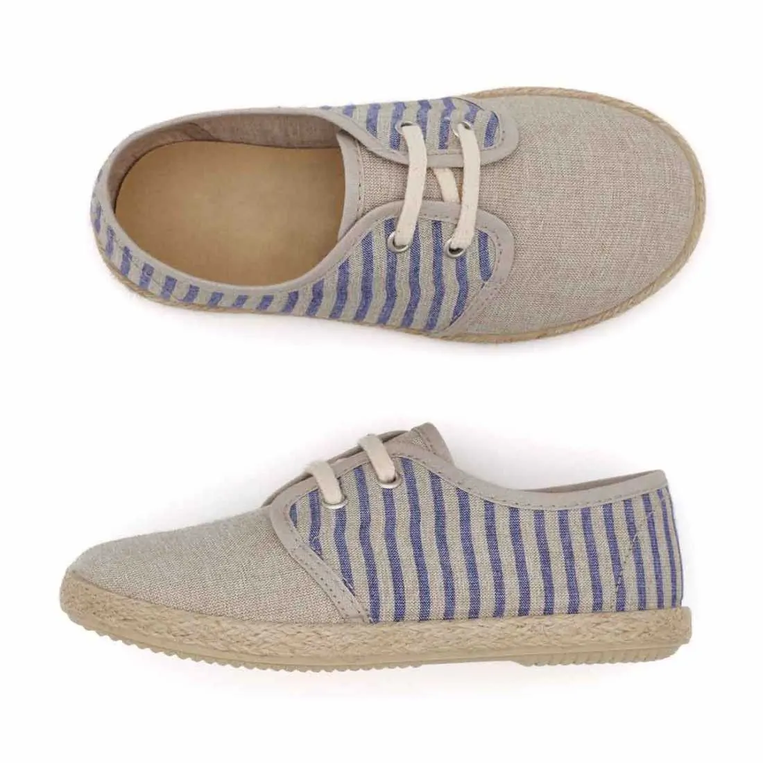 BLUCHER LONA RAYAS JEANS