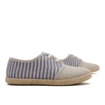 BLUCHER LONA RAYAS JEANS