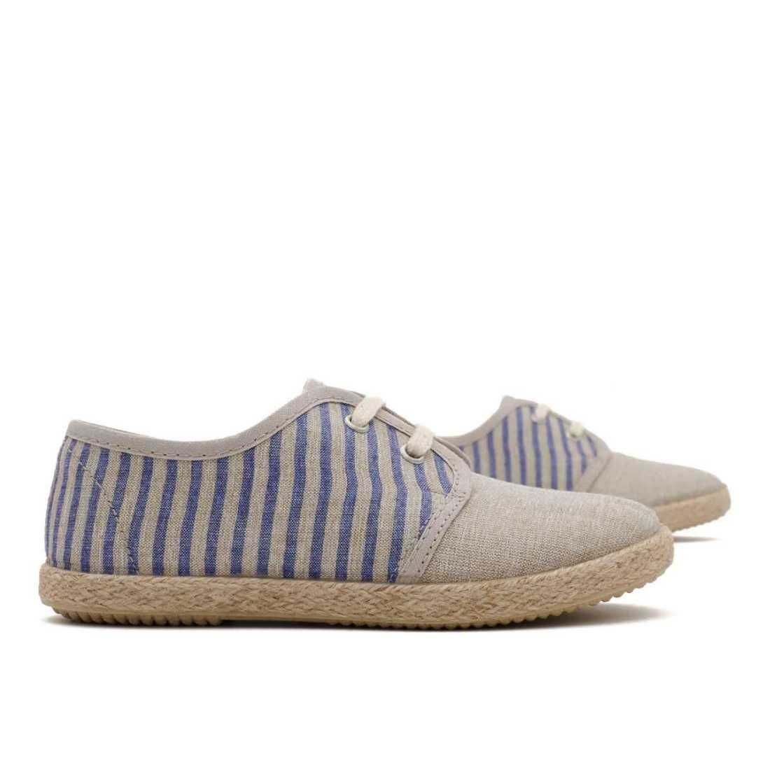 BLUCHER LONA RAYAS JEANS