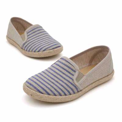 ALPARGATA YUTE RAYAS AZUL 2