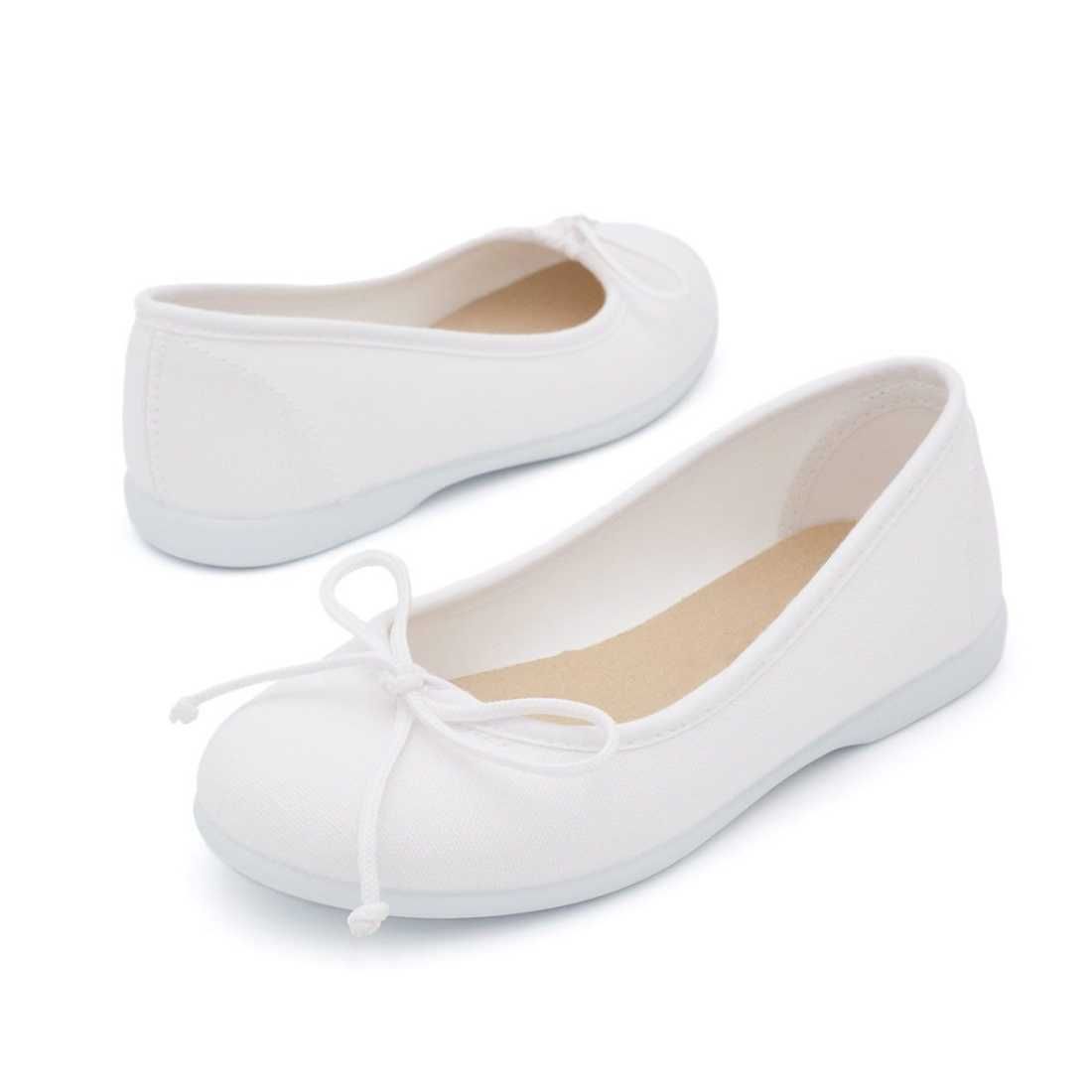 BAILARINA LONA CLÁSICA BLANCO