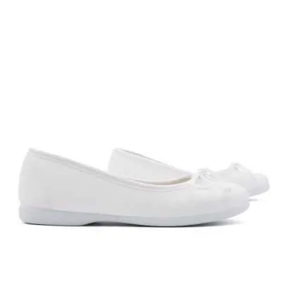 BAILARINA LONA CLÁSICA BLANCO