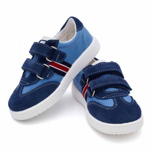 ZAPATILLA URBANA PIEL TIRA ADHERENTE JEANS 2