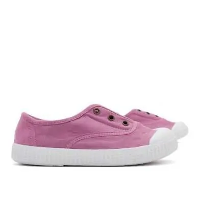 ZAPATILLA 100% ALGODÓN NIÑOS ROSA