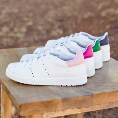 DEPORTIVA PIEL BLANCO-ROSA 2