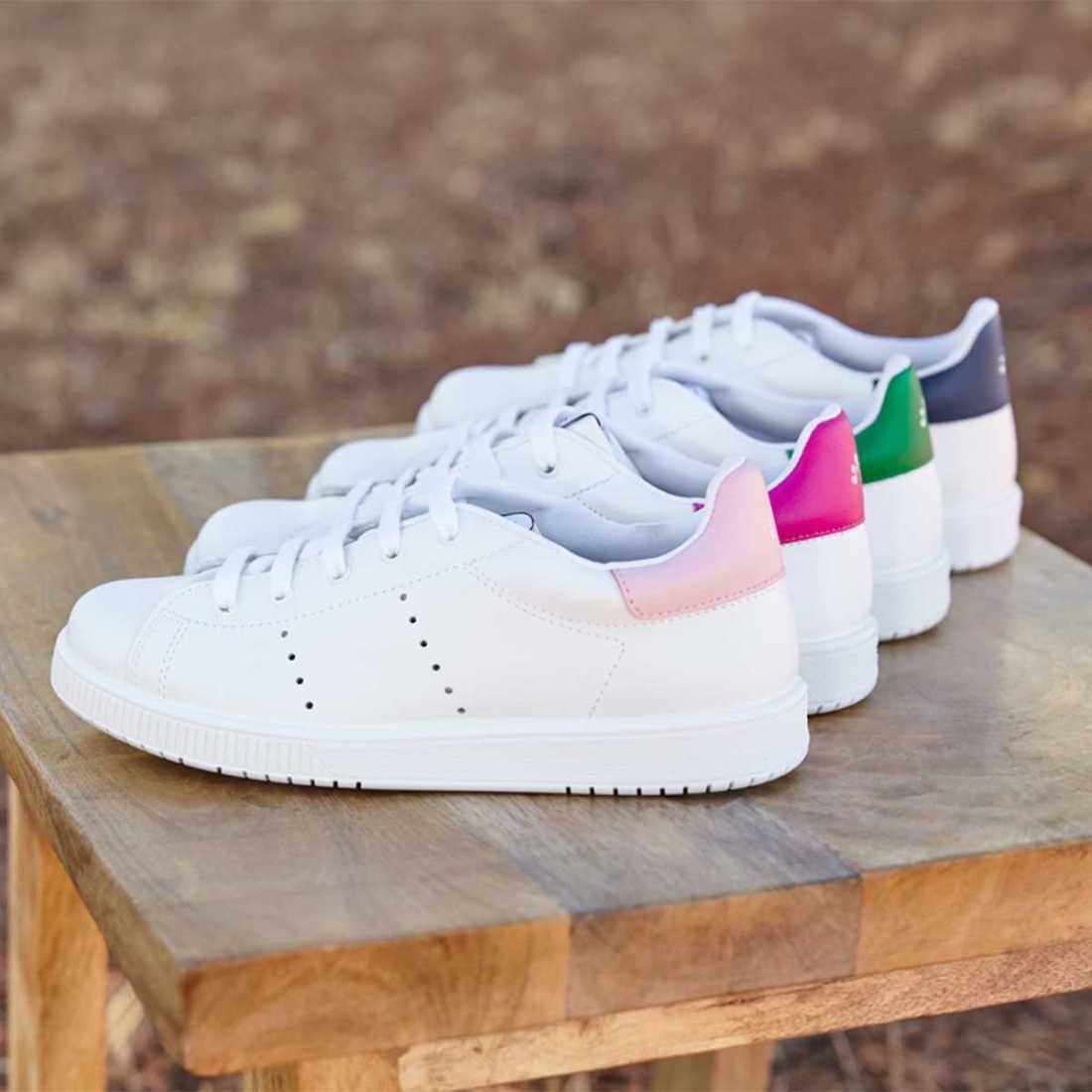 DEPORTIVA PIEL BLANCO-ROSA