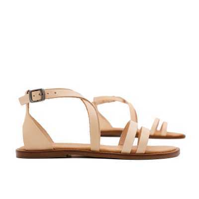 Sandalias Tiras Nude para niña y mujer 2