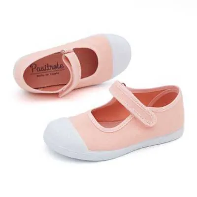 MERCEDITA NIÑA PUNTERA LONA NUDE 2