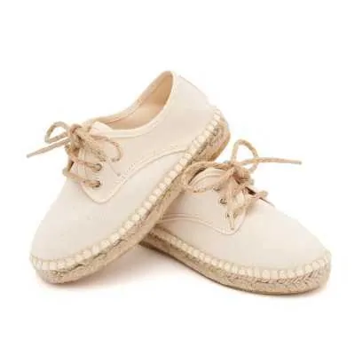 ALPARGATA BLUCHER LONA BEIGE 2