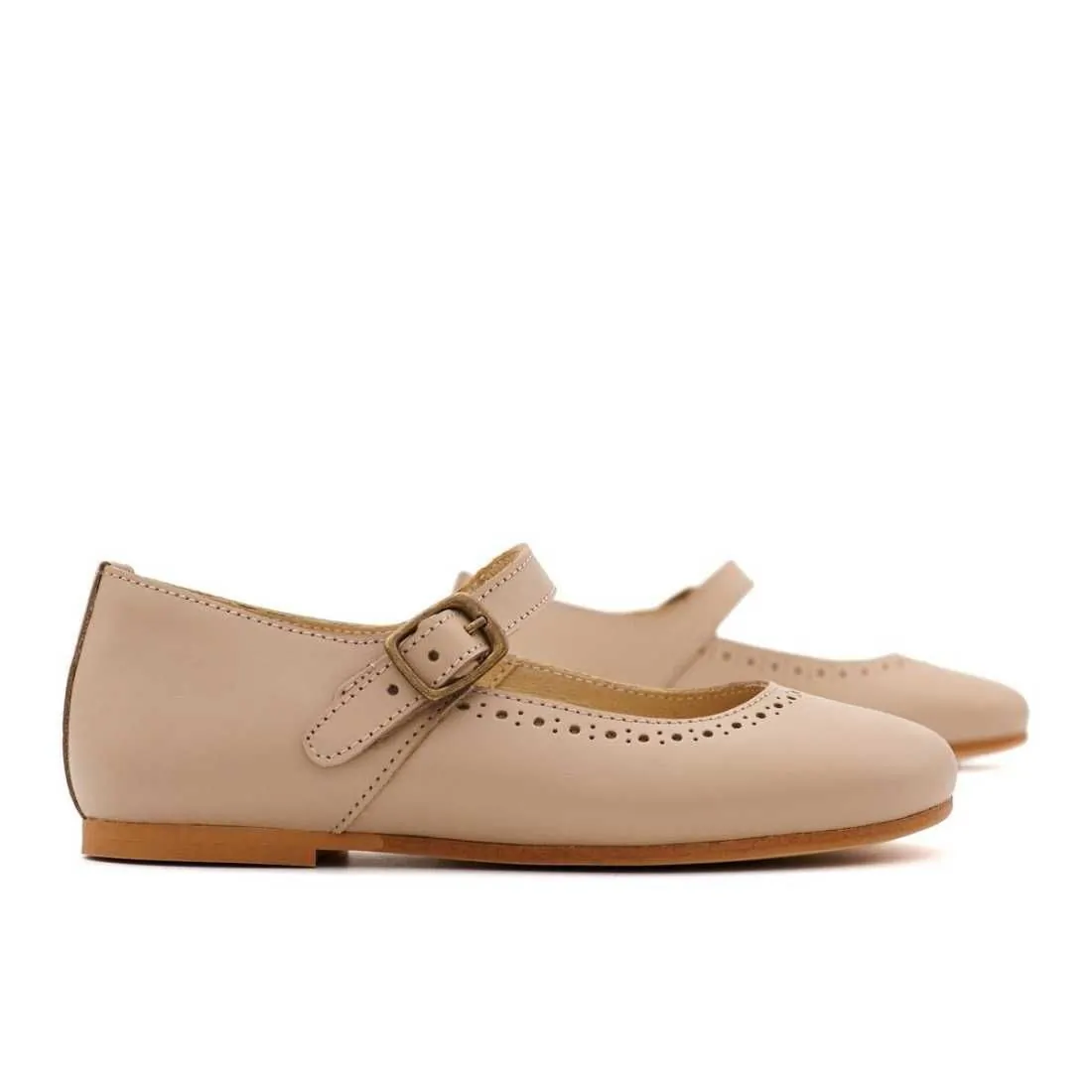 Mercedita para Niña Piel Taupe