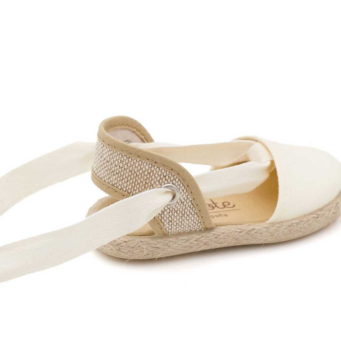 VALENCIANA NIÑA YUTE LONA BEIGE