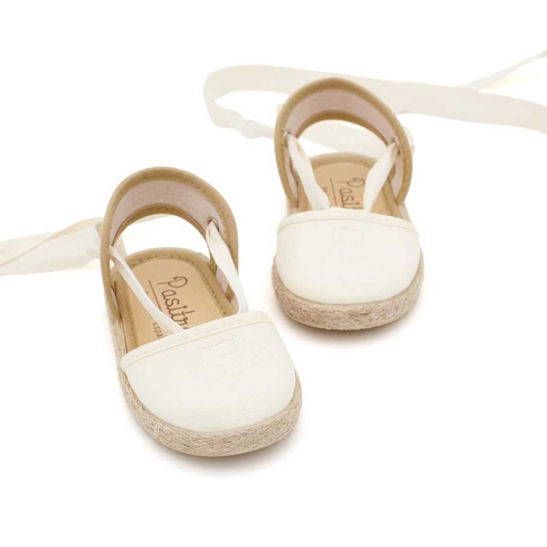 VALENCIANA NIÑA YUTE LONA BEIGE