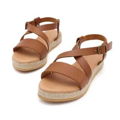 SANDALIA YUTE PIEL CUERO 2