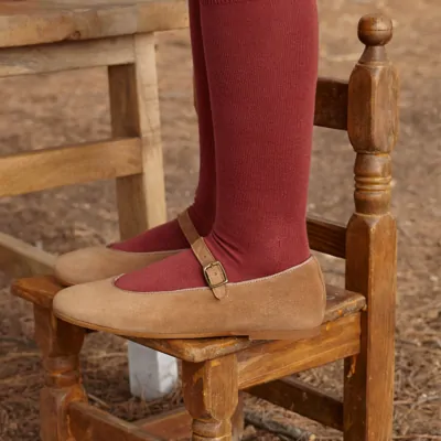 Mercedita para Niña Ante Caramelo 2