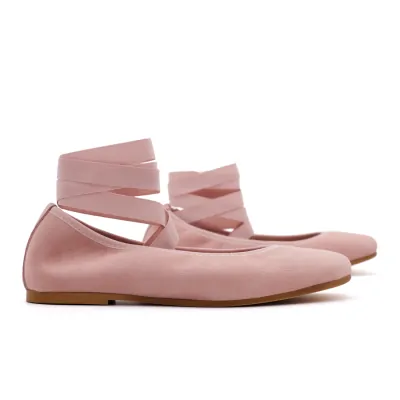 Bailarina Cintas Rosa Comunión | Pasitrote 2