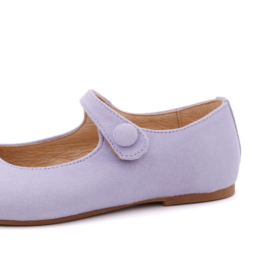 Mercedita Lila de Piel para Niña - Pasitrote