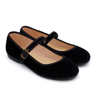 Merceditas Terciopelo Negro para Mujer | Pasitrote 2