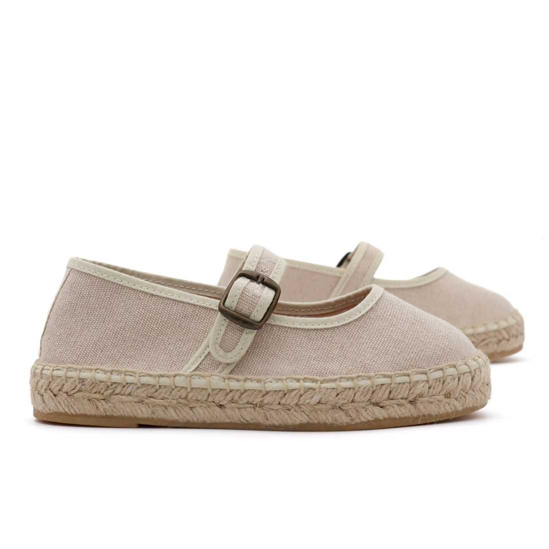 Alpargata Mercedita Yute Lona Beige