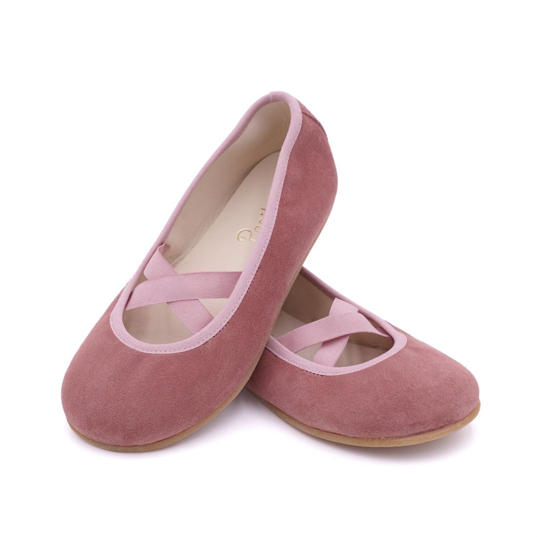 Bailarina barefoot niña rosa