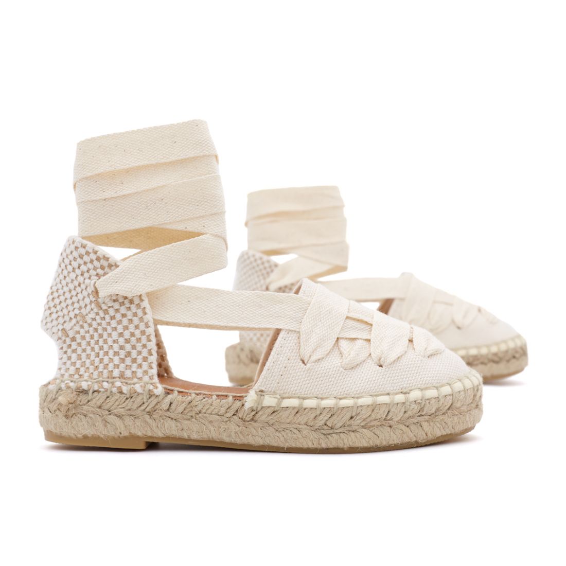 alpargata beige comunion niña